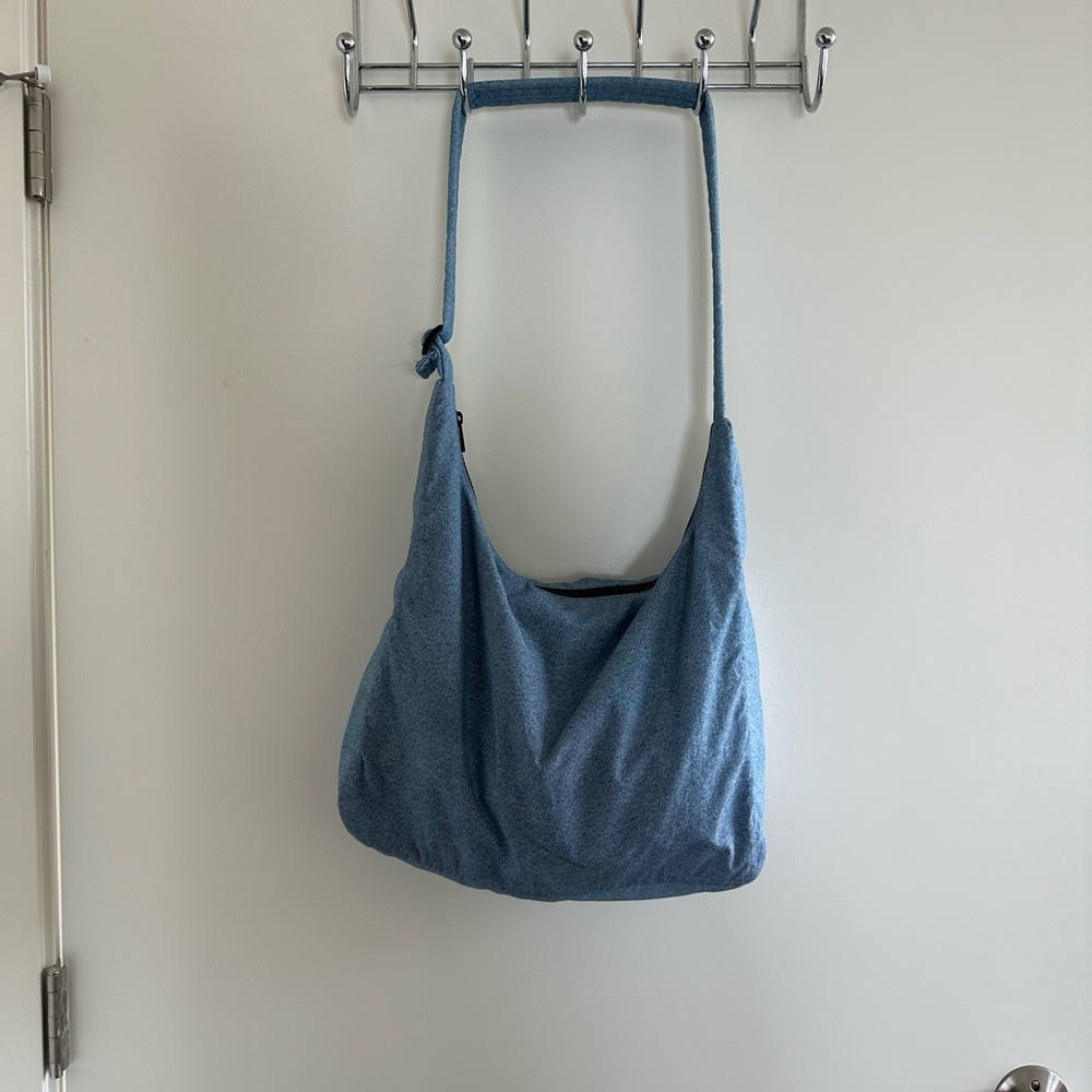 BAGGU Blue Hobo Bag